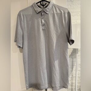 Lululemon Light Gray Polo Shirt